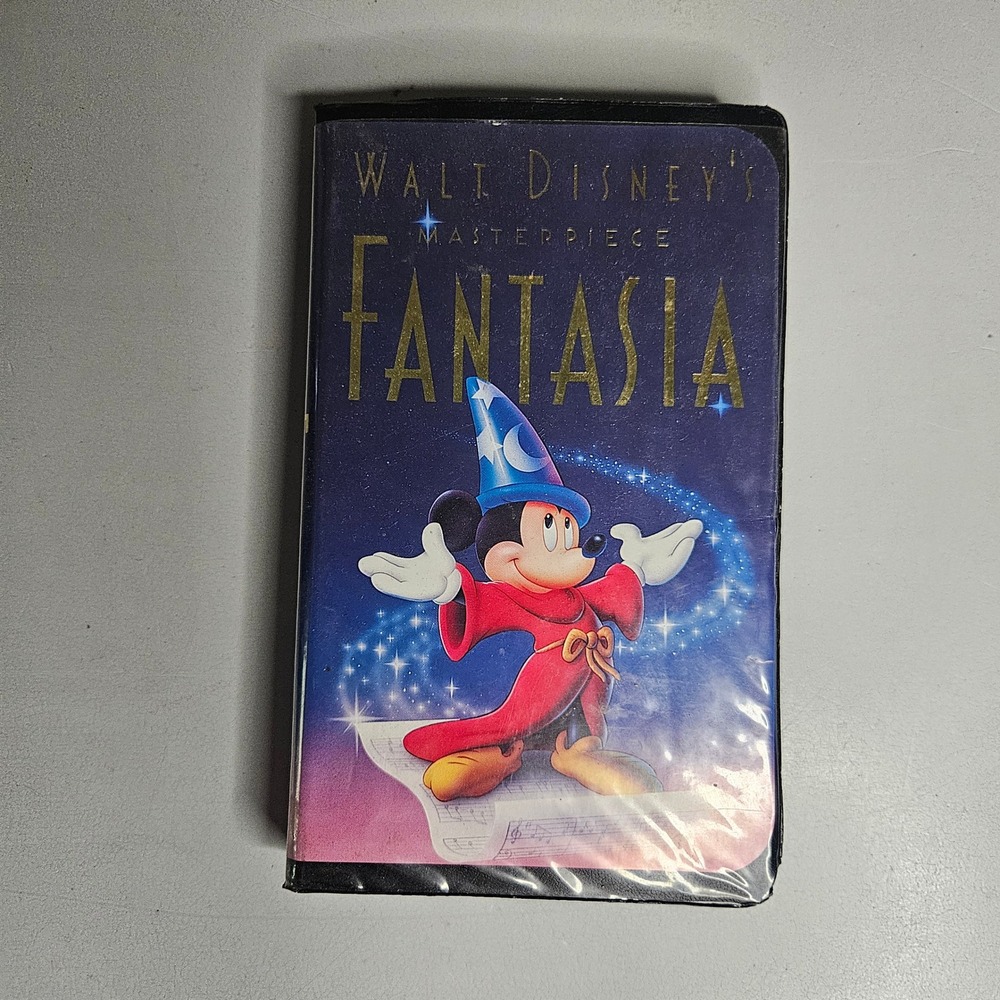 Walt Disney‎ Masterpiece Fantasia VHS 1991 Mickey Mouse Sorcerer's Apprentice